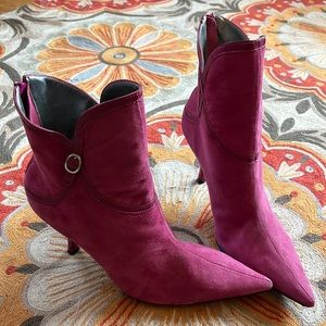 BCBG pink booties